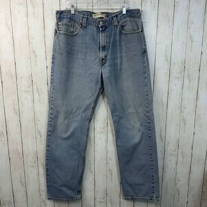 Levi's 505 Regular Fit Men's Jeans Light Wash Denim Classic Size 38x34